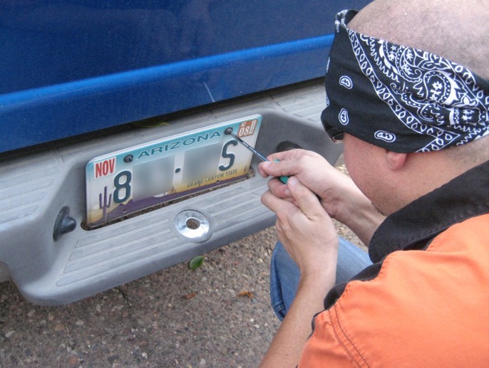License Plate and Frame Security Screws